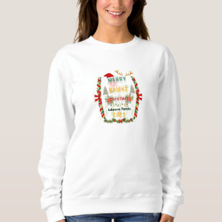 Sweatshirt Noël Joyeuses et brillantes femmes modernes