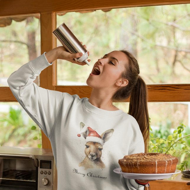 Sweatshirt Noël Kangaroo, personnalisable (Créateur téléchargé)