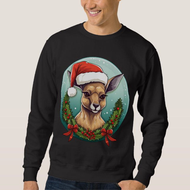 Sweatshirt Noël kangourou (Devant)