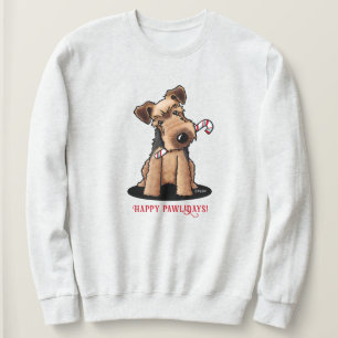 Sweatshirt Noël KiniArt Welsh Terrier