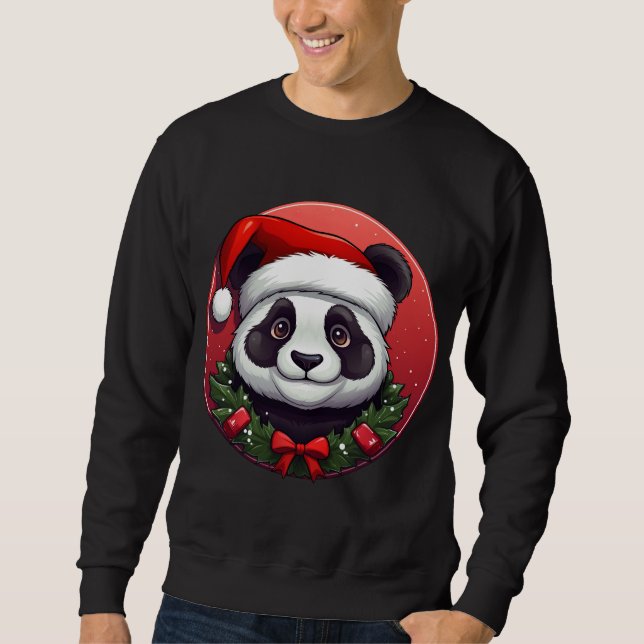 Sweatshirt Noël Panda (Devant)