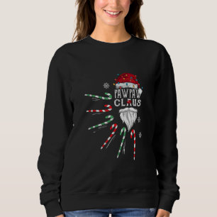 Sweatshirt Noël Pawpaw Claus Pawpaw Beard Sucre de canne Amus