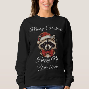 Sweatshirt Noël Rétro Panda Vintage Personnalisé Fêtes de fin