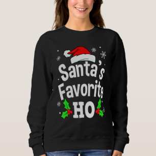 Sweatshirt Noël Santas Favori Ho mignonne Hommes Femmes Husb