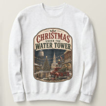 Noël sous le château d'eau vintage