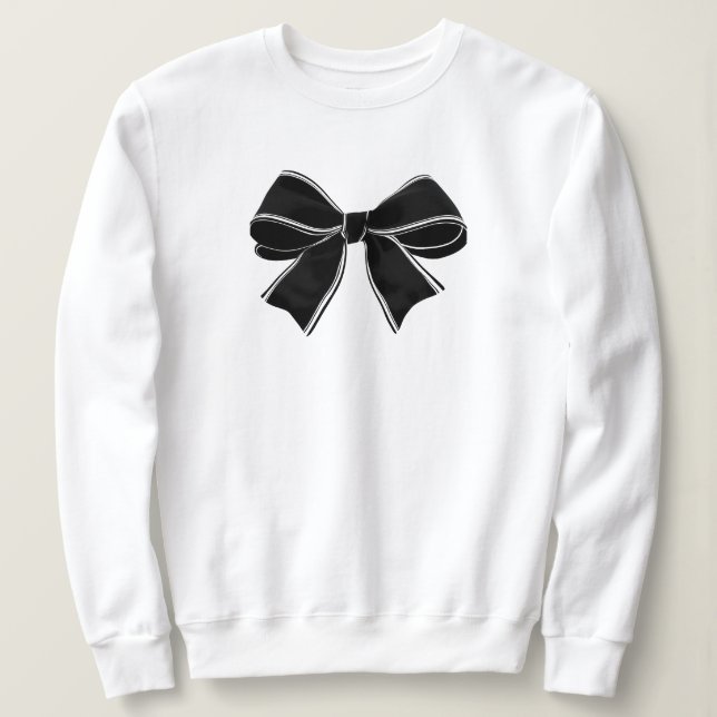 Sweatshirt Nœud esthétique coquette (Design devant)