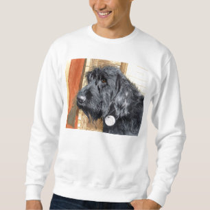 Sweatshirt noir de Labradoodle #1