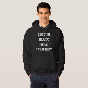 SWEATSHIRT NOIR du SWEAT - SHIRT À CAPUCHE des