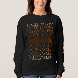 Sweatshirt Noir Histoire Mois Peau Tons Black Pride Melanin