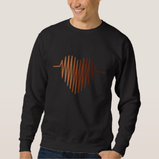 Sweatshirt Noir Mélanine Peau Tonalité Coeur Noir Histoire P
