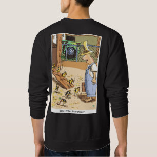 Sweatshirt noir motards retour