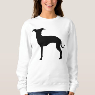 Sweatshirt Noir (Ou Votre Couleur) Italien Gris Silhouette