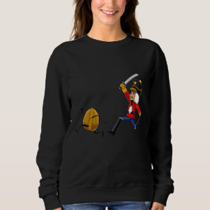 Sweatshirt Noisette de Noël épée Santa Hat Drôle cadeau 1