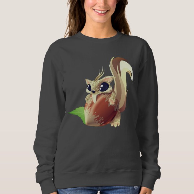 Sweatshirt Noisette d'écureuil (Devant)