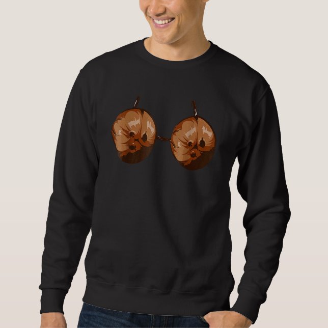 Sweatshirt Noix de coco Été Bra Halloween Été (Devant)