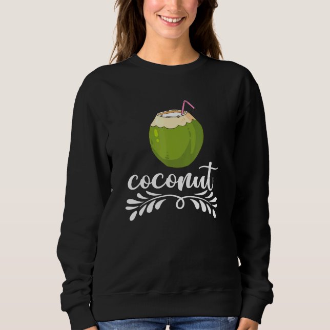 Sweatshirt Noix de coco Fruit d'été Noix de coco (Devant)