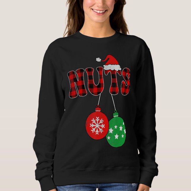 Sweatshirt Noix de poitrine Correspondantes châtaignes de Noë (Devant)