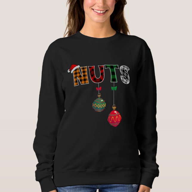 Sweatshirt Noix de poitrine Drôle Correspondant Châtaignes Co (Devant)