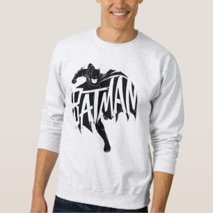 Sweatshirt Nom de la brosse d'encre Batman