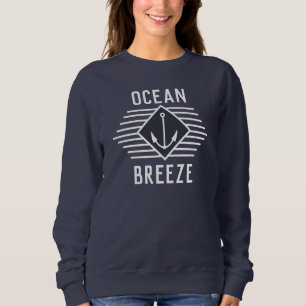 Sweatshirt Nom du bateau sur un équipage de voiliers
