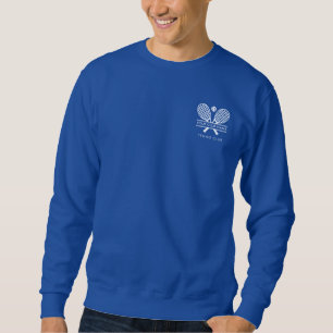 Sweatshirt Nom du club de sport Tennis Team Joueurs