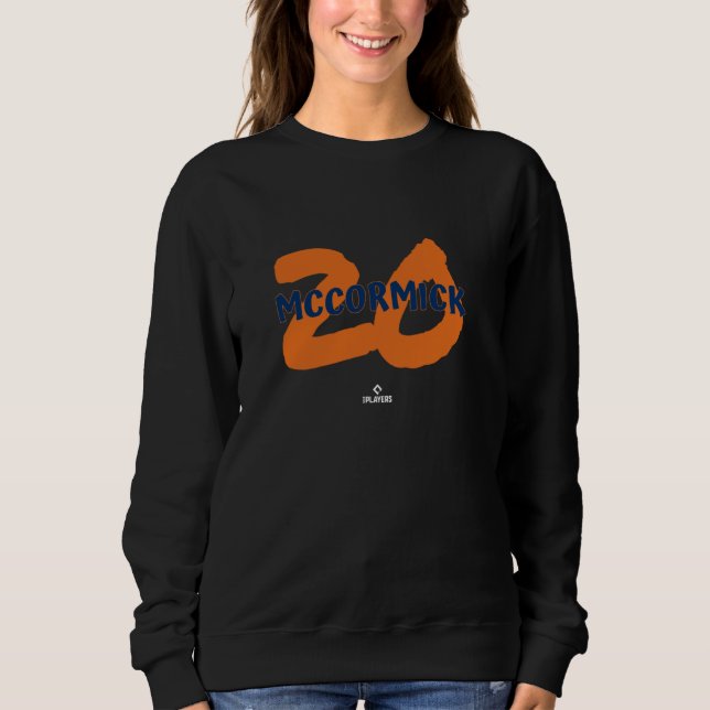 Sweatshirt Nom et Numéro Chas McCormick Houston Baseball ML (Devant)
