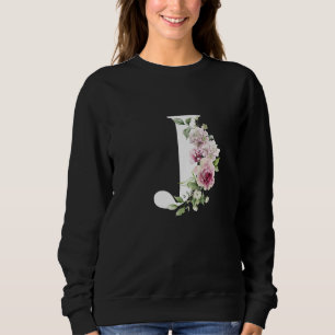 Sweatshirt Nom Lettre Alphabet "J"