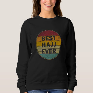 Sweatshirt Nom personnalisé Hajj I love Hajj Retro vintage S