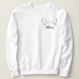 Sweatshirt Nom personnalisé Sphynx Cat Maman