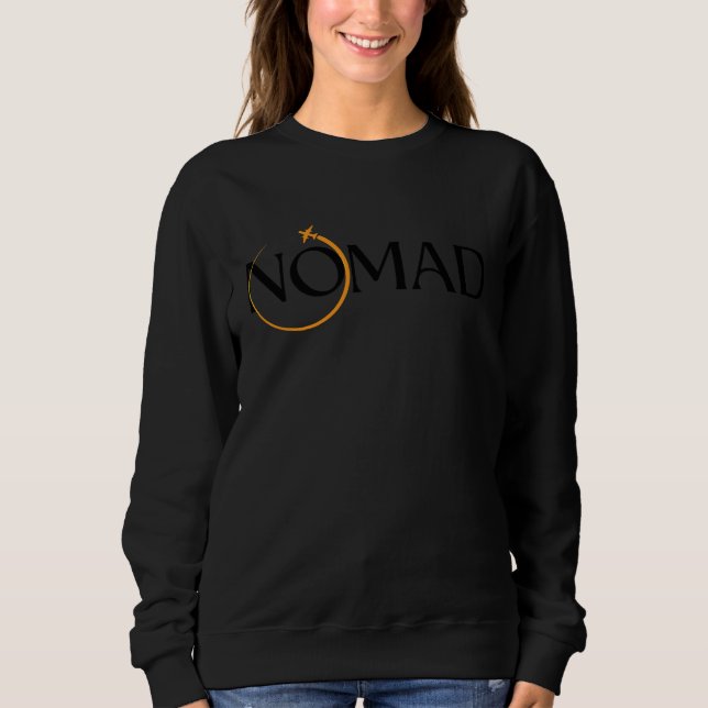Sweatshirt Nomad with Flying Airplane (Devant)