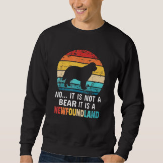Sweatshirt Non Ce N'Est Pas Un Ours Chien De Terre-Neuve
