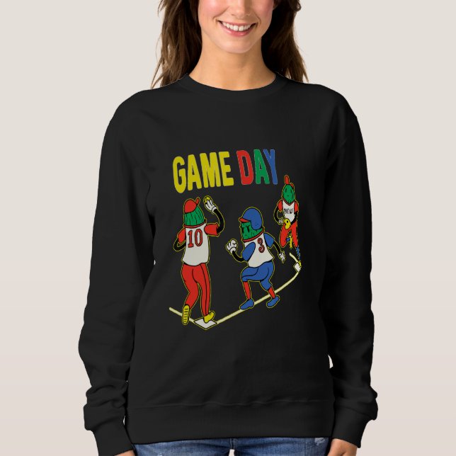 Sweatshirt Non, nous ne buvons pas le professeur d'eau de pei (Devant)