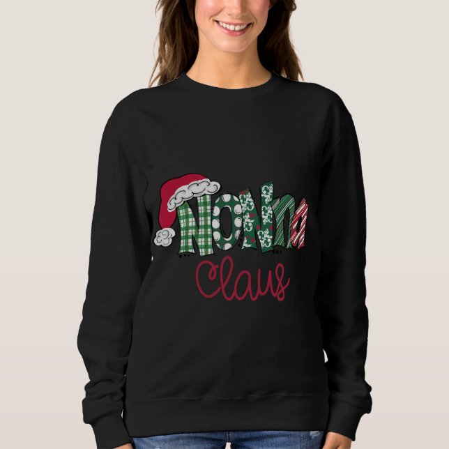 Sweatshirt Nonna Clause Cute Art - Noël (Devant)