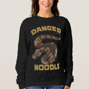 Sweatshirt Noodle Dangereux Python Balle Serpent Reptile Serp