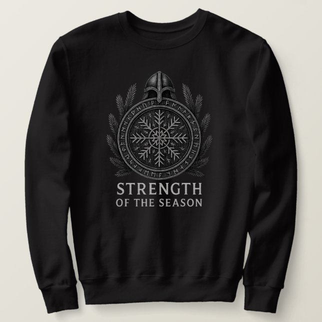 Sweatshirt Nordic Winter Strength (Design devant)