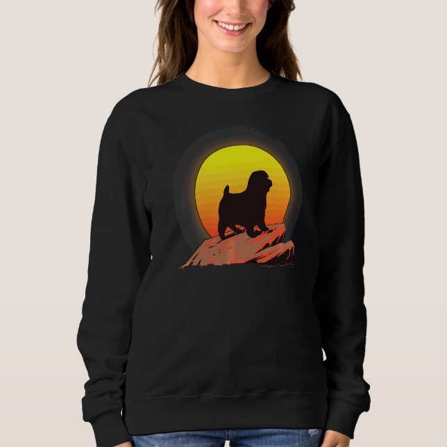 Sweatshirt Norfolk Terrier Chien Sunrise (Devant)