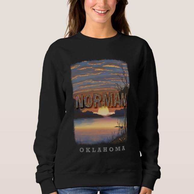 Sweatshirt Norman Oklahoma OK Lake Thunderbird State Park SD7 (Devant)