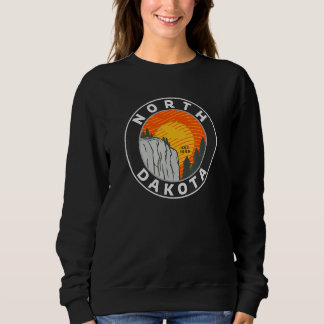 Sweatshirt North Dakota Mountain cliff