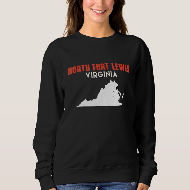 Sweatshirt North Fort Lewis Washington USA State America Trav (Devant)