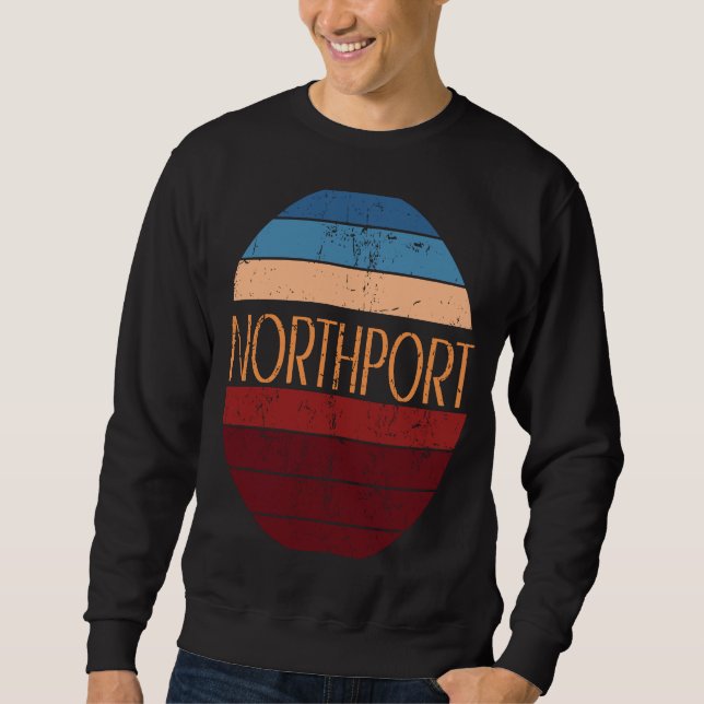 Sweatshirt Northport Alabama Halfwood Sunset 2 (Devant)