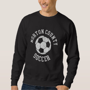 Sweatshirt Norton County Soccer Rétro Usé 90's Vintage