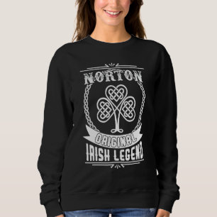 Sweatshirt Norton original irish légende Jour de la Saint Pat