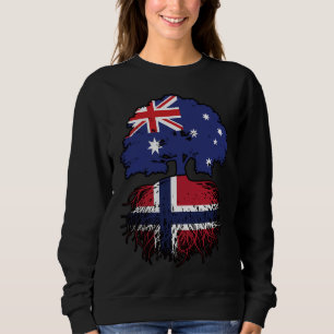 Sweatshirt Norvège Australie Australie Australie racine d'arb