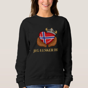 Sweatshirt Norvège Coeur Norvège
