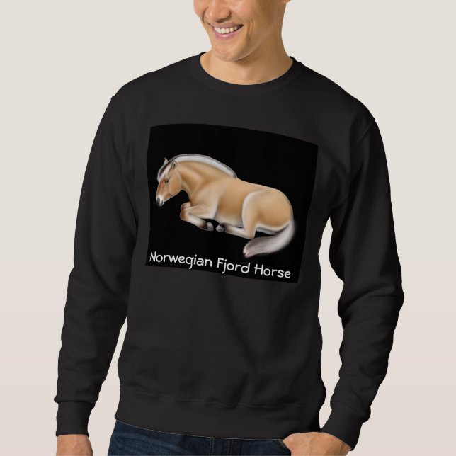 Sweatshirt norvégien de cheval de fjord (Devant)