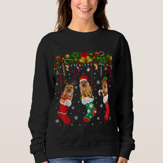 Sweatshirt Norwich Terrier (Devant)
