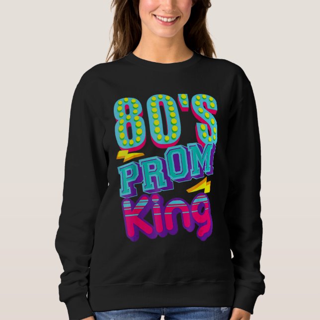 Sweatshirt Nostalgique de Throwback Disco Disco du Prom King  (Devant)