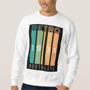 Sweatshirt Nostalgique rétro 1974