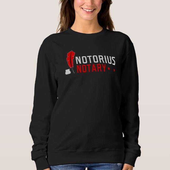 Sweatshirt Notorieux Notaire Mobile Public (Devant)