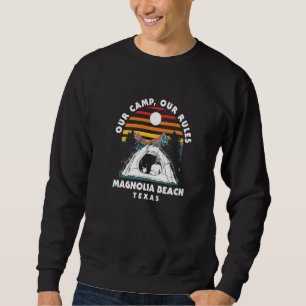 Sweatshirt Notre Camp Nos Règles Camping de Magnolia Beach Te